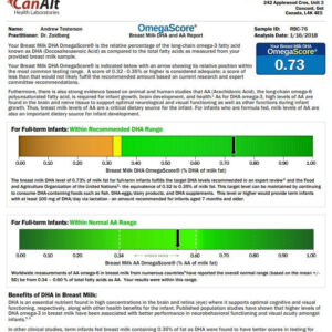 Breastmilk DHA OmegaScore Test