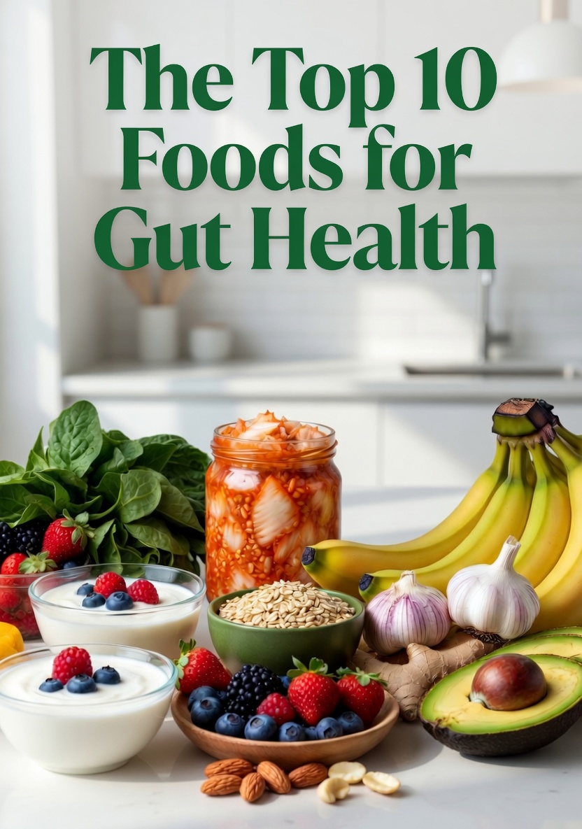 Top 10 Foods for Gut Health e-book